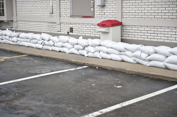Sandbags can be the last defense against flood waters.